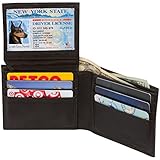 Access Denied Mens RFID Blocking Wallet Bi-Fold Leather