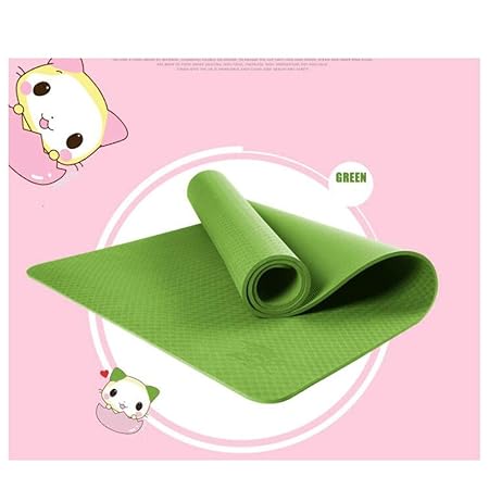 LWBUKK Estera de Yoga TPE ensanchada Engrosamiento ...
