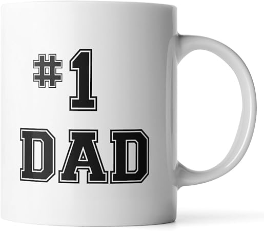 number 1 dad mug