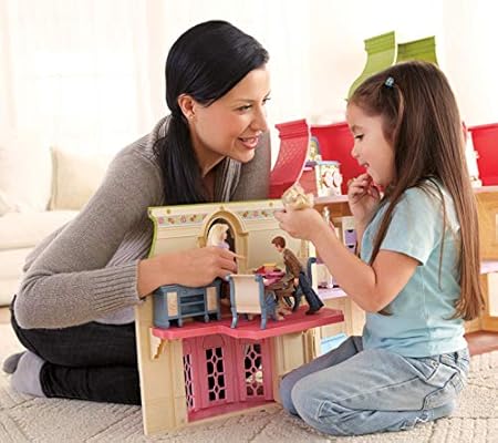 Amazon Com Fisher Price Loving Family Dining Room Toys Games