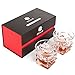 Benir Diamond Cut Whiskey Glasses Make the Perfect Glass for Scotch, Bourbon, Cognac, Tequila or Liquor â 8oz, Set Of 2