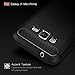 Ultra Light Carbon Fiber Armor ShockProof Brushed Silicone Grip Case For Samsung Galaxy J1 Mini Prime ( Color : Black )