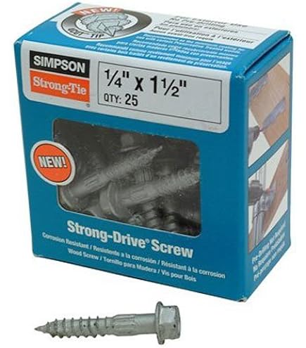 Amazon.com: Simpson Strong-Tie SDS25112SS-R25 Strong-Drive SDS