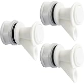Push-Button Spigot Cooler Spigot Replacement, Compatible with Igloo 2-10 Gallon Water Coolers, Durable Beverage Jugs Spigot (3 Pack)