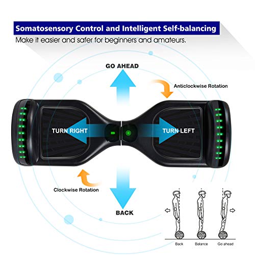 UNISUN All Terrain Hoverboard, 8.5″ Offroad Hoverboard, Hoverboard