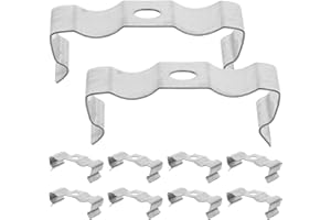 VILLFUL 30pcs Metal Lamp Clip Holder Brackets for LED Light Tubes T8 Tube Light Mounting Clips for Ceiling