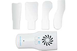 LIARMINOO Dental Photography Dental Reflector Occlusal Mirror, Dental Electric LED Photography Mirror with Defogging for HD Imaging Stainless Steel Orthodontic Reflector Photography Mirror