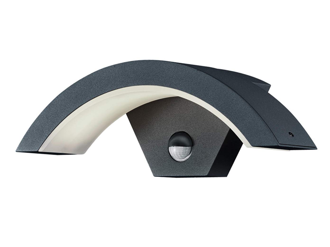 Trio Lighting Ohio LED Wall Light, Metal, Dark Grey