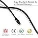 (5 Pack) 10 Feet RJ45 CAT 5E Molded Network Cable - Black