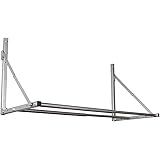 HyLoft 01031 Folding Storage TireLoft, 32 to 48 Inches Wide, Supports 300 Pounds, Silver