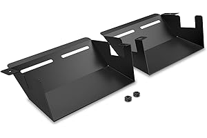 Bevinsee 2pcs Dynamic Aire Intake Scoops Cold System Compatible with 3 Series E92 E90 E93 323i 325i 328i 330i 335i 335d 2007-2012, Black