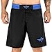 Elite Sports NEW ITEM Black Jack Series Fight Shorts,Blue,Large