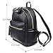 Women Backpack Purse PU Leather Simple Design Casual Daypack Fashion School Backpack for Girls Black