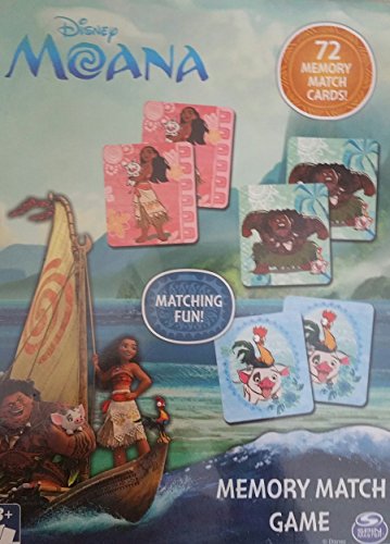 Disney Moana Matching Card Games Kids