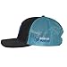 Born of Water Signature Puff Trucker Hat: Scuba Dive | Freediving | Spearfishing - Charcoal/Neon Blue