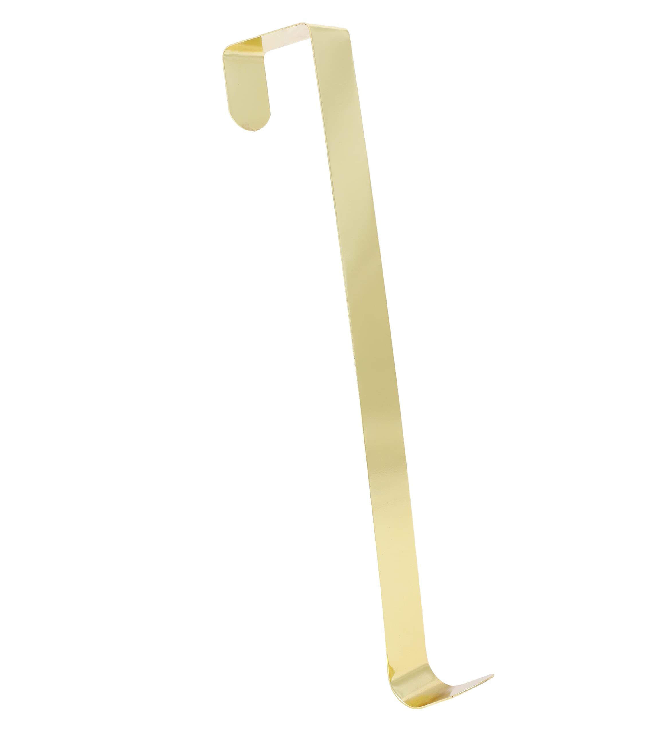 Christmas Concepts® 280mm (11") Metal Wreath Hanger – Ultra Slim Over The Door Christmas Hanger (Gold)