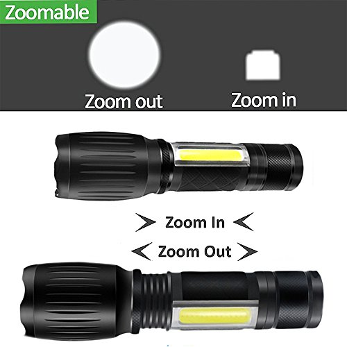 2Pcs Tactical Elite Flashlight, 3000 Lumens 6 Modes with Base