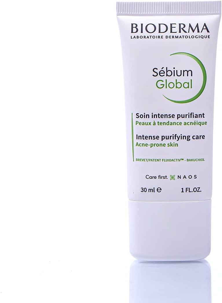 Bioderma Sebium Global Cream 30ml Acne Prone Skin Intense Purifying Care