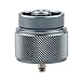 Lixada Camping Stove Adapter 1L Outdoor Propane Small Tank Input EN417 Lindal Valve Output