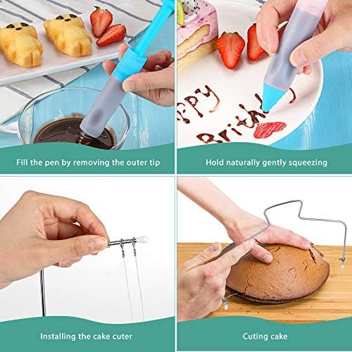 Vemingo Plateau Tournant De Gâteau, 150Pcs Kit De Pâtisserie Plateau Tournant De Gâteau Professionnel Ustensiles Kit, Outils De Cuisson,Idéal pour les débutants et les utilisateurs professionnels - Cuisine A Vivre Vemingo Plateau Tournant De Gâteau, 150Pcs Kit De Pâtisserie Plateau Tournant De Gâteau Professionnel Ustensiles Kit, Outils De Cuisson,Idéal pour les débutants et les utilisateurs professionnels