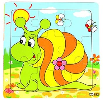 Hosaire 1x Rompecabezas de Madera Imágenes de Dibujos Animados Puzzles