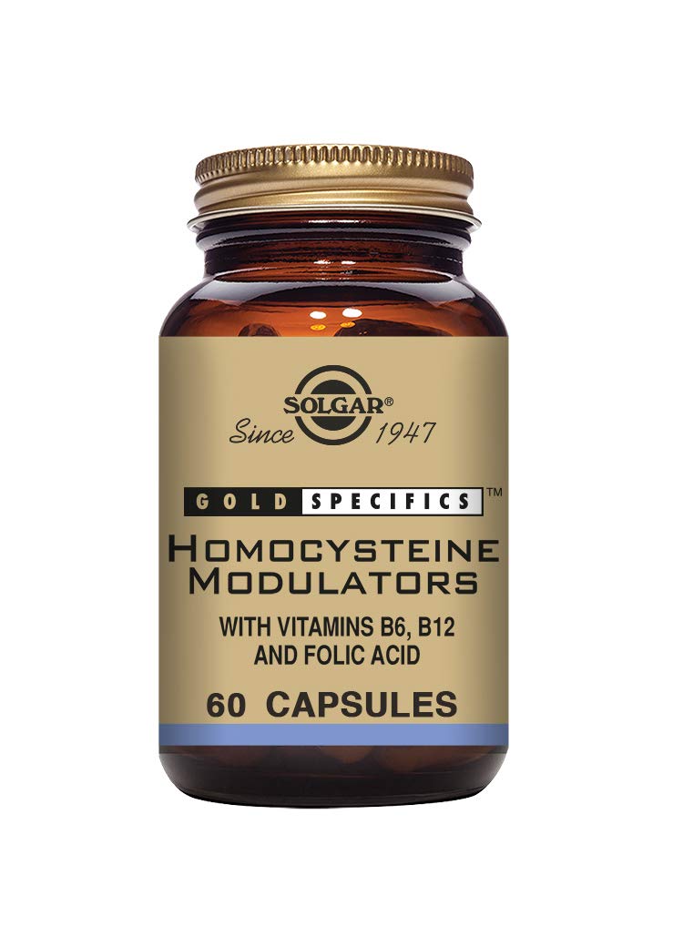 Solgar Gold Specifics Homocysteine Modulators Vegetable Capsules - Pack of 60 - Based on Nutritional Science - Immunity and Heart Support - Vegan and Gluten Free