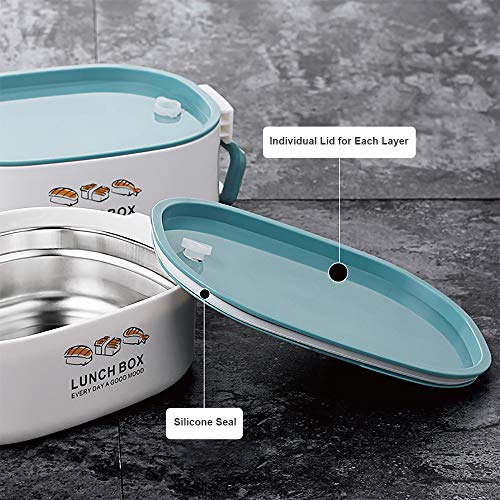 3 Lille+Stackable+Compartment+Microwavable+Individual