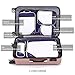 Gonex Compression Packing Cubes Mesh Organizers L+M+S+XS+Slim+Laundry Bag Purple