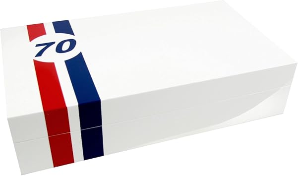 Caja guarda relojes Le Mans 70 piano blanco, 8 relojes: Amazon.es: Bricolaje y herramientas