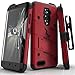 ZTE ZMax Pro Case, Zizo [Bolt Series] w/FREE [ZTE ZMax Pro Screen Protector] Kickstand [Military Grade Drop Tested] Holster Clip- ZTE Grand X Max 2