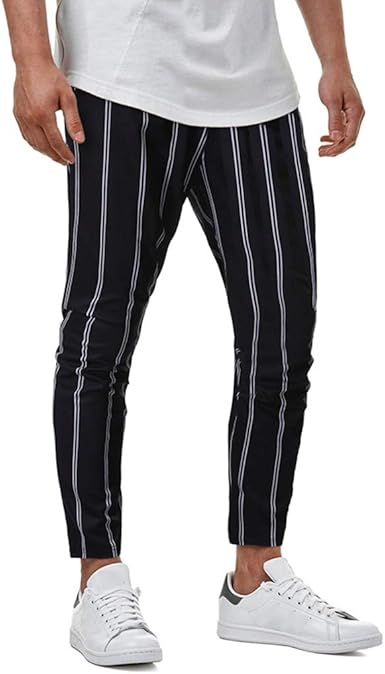 BUZHIDAO Freizeithose Herren Trekkinghose Mit Tasche Kordelzughose