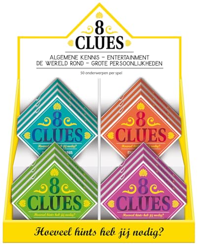 Display 8 clues - 4 x 3 ex.