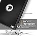 iPad Air 2 Case, rooCASE ORB 360 VersaTough Full-body Rugged Hybrid Protective Case Dual Layer Impact Resistant Bumper Cover with Built-in Screen Protector, Black (will NOT fit New iPad 2017)