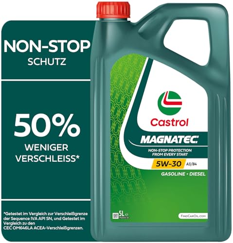 Castrol MAGNATEC 5W-30 A3/B4 Huile moteur synthetique, 5L