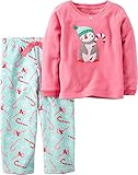 Carter's Baby Girls' 2-Piece Fleece Pajama Set