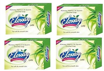 Eloway Aloevera Glycerin Beauty Soap 100 g, (Pack of 4)