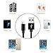 iPhone Charger,ASINC Lightning Charging Cables 5Pack 3FT 3FT 6FT 6FT 10FT to USB Syncing Data and Nylon Braided Cord Charger for iPhone X/8/8Plus/7/7Plus/6/6Plus/6s/6sPlus/5/5s/5c/SE and more (Black)