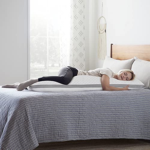 Oubonun Luxury Adjustable Full Body Pillow, Supportive Fluffy Long Bed Pillow for Sleeping