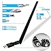 ANEWISH WiFi Adapter ac600Mbps Wireless USB Adapter 5GHz/2.4GHz Dual Band Network WLAN Card with 5dBi External Antenna Compatible PC/Laptop/Tablet (WIFI-600M)