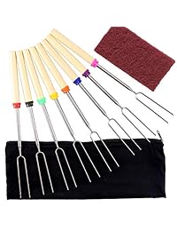 Marshmallow   Juego de 8 palillos extensibles para