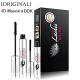 [ORIGINAL] 4D Mascara Cream DDK Makeup Lash with Fiber Sets, Cold Waterproof Mascara Eye Black Eyelash Extension Warm Water Washable Mascara for Crazy-long Style.