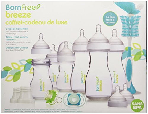 born free breeze glass bottles