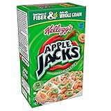 Kellogg's Apple Jacks, Breakfast Cereal, Original, Single Serve, 0.95 oz Box(Pack of 70)