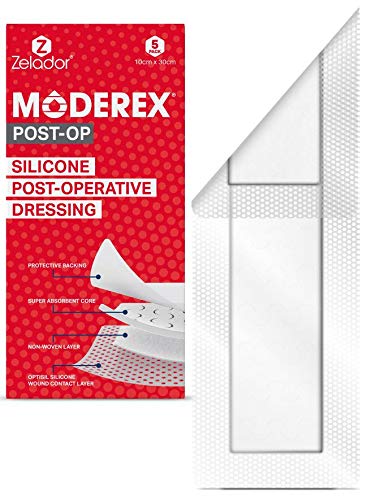 Silicone Post-Op Dressing for Wound Care After Surgical Operation (10x9cm x 10)
