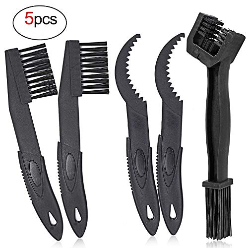 Wanheyao Motorcycle Bicycle Clean Brush Kit Chain Cleaning Tools for Chain Crank Tire Sprocket Cycling Corner Stain Dirt fit All Bike