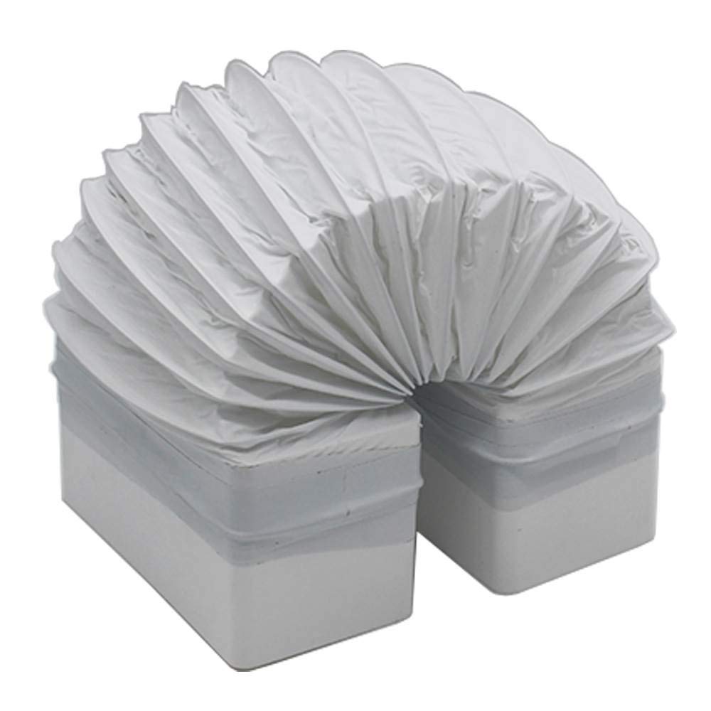 Kair Rectangular Flexible Bend 110mm x 54mm - 500mm Length PVC Hose — image 1