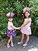 Printed Unicorn Dress Tutu 3pc Set Toy Purse & Hairband Girl Toys Unicorn Stuff Party Dresses & Unicorn Toys for Girls Purple