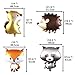 Phogary Woodland Creatures Party Baby Shower Supplies (36pcs) - Woodland Animal Balloons, Paper Garland for Forest Friends Themed Theme Party Kids Birthday Party Decor