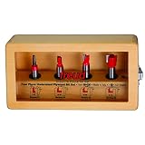 Freud 4 Piece Undersized Plywood Bit Set (1/2" Shank) (89-650)