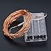 BMOUO 16.4Ft 5-Meter 50leds LED String Lights on Copper Wire LED Starry Décor Rope Lights AA Battery Powered Operated Lighting for Christmas Wedding Holiday and Party (Warm White)